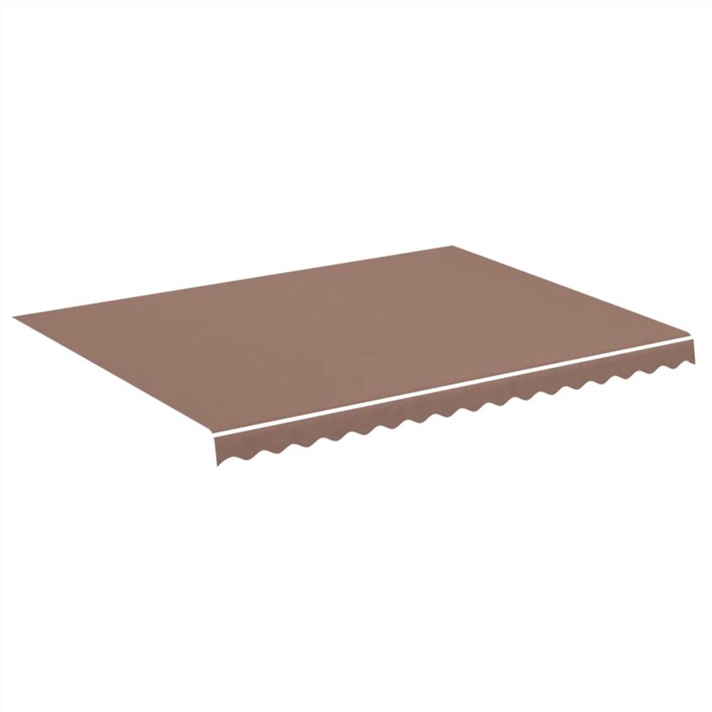 Replacement Fabric for Awning Brown 4x3 m
