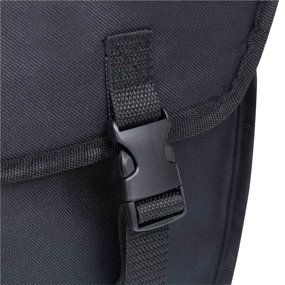 Single Bicycle Bag for Pannier Rack Waterproof 21 L Black