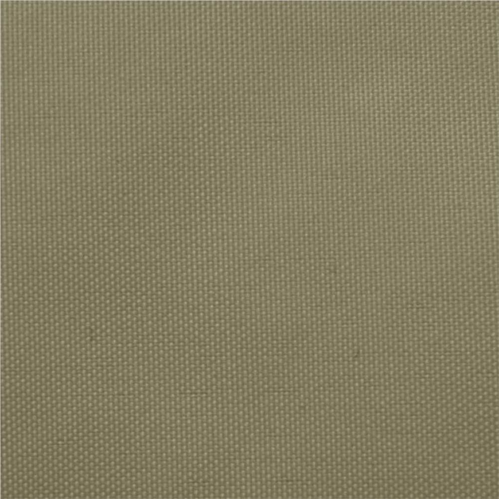 Sunshade Sail Oxford Fabric Rectangular 5x7 m Beige