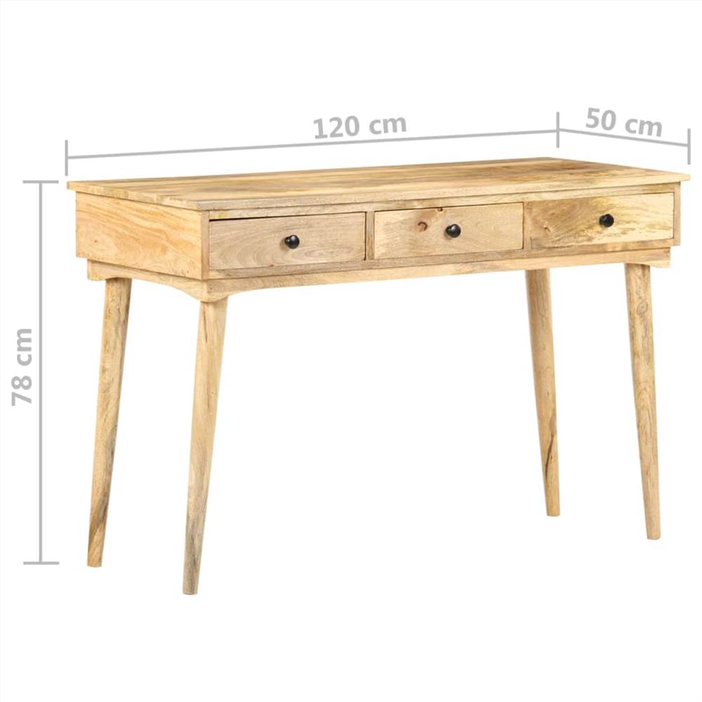 Console Table 120x50x78 cm Solid Mango Wood