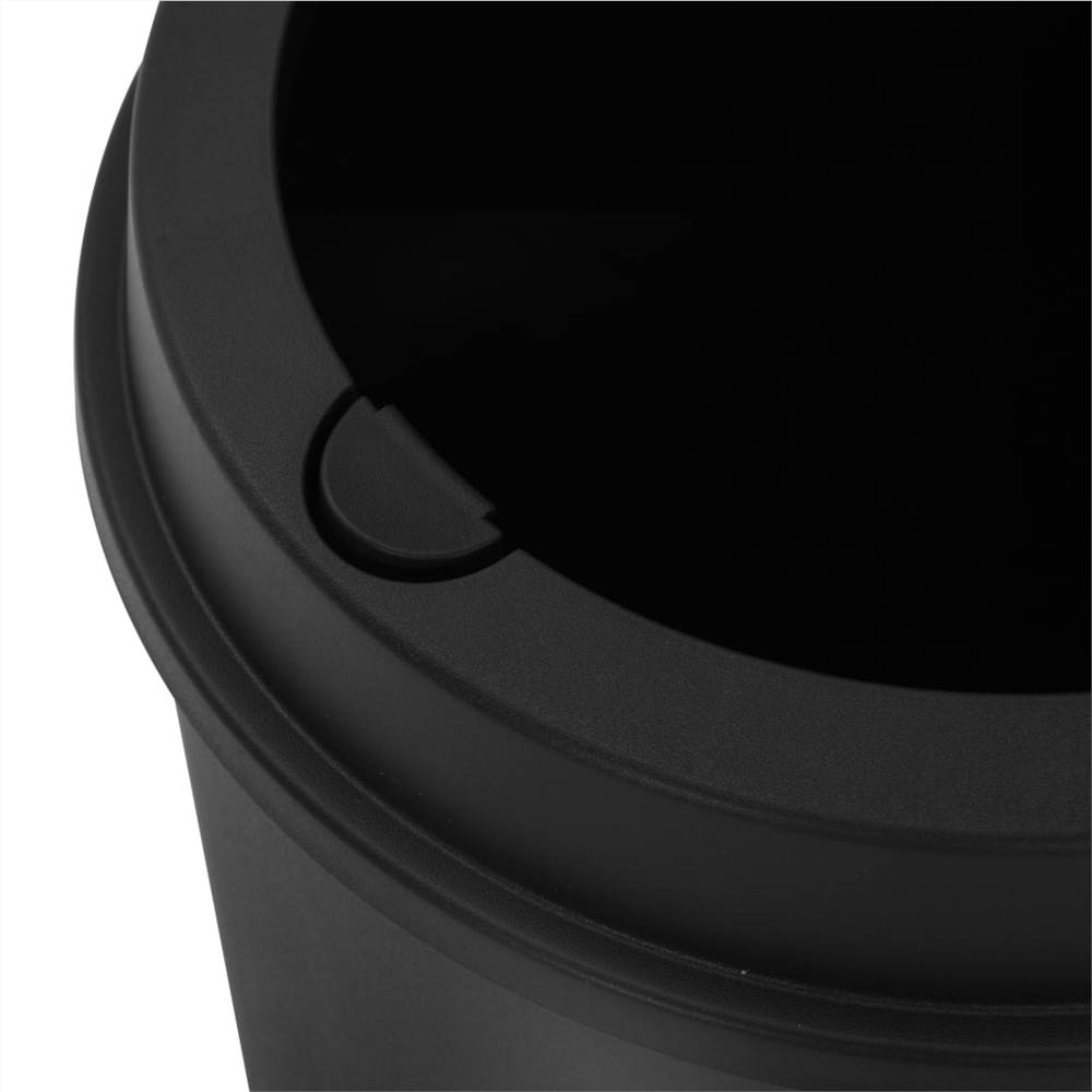 Duo Bin Trash Can Black 50 L