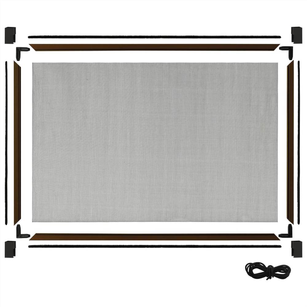 Extendable Insect Screen for Windows Brown