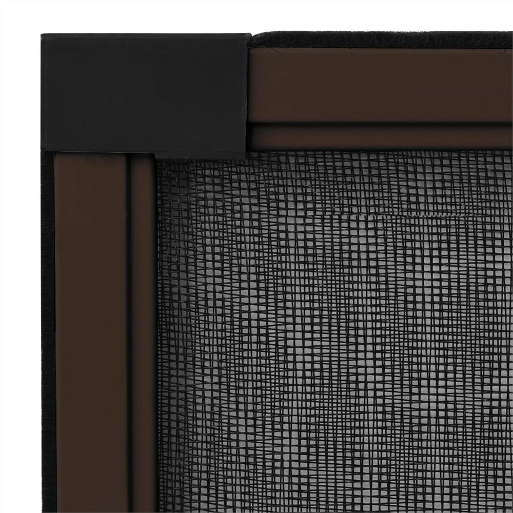 Extendable Insect Screen for Windows Brown