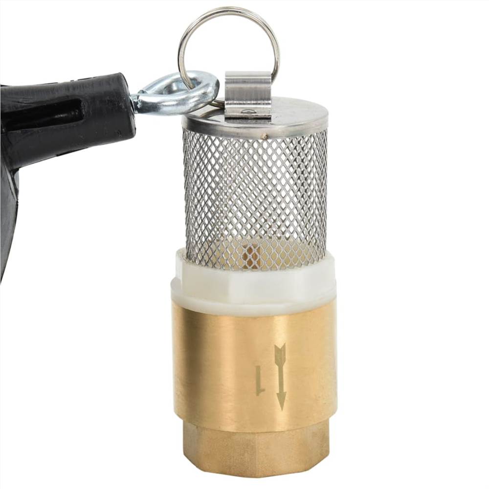 Suction Hose with Brass Connectors 4 m 25 mm Green