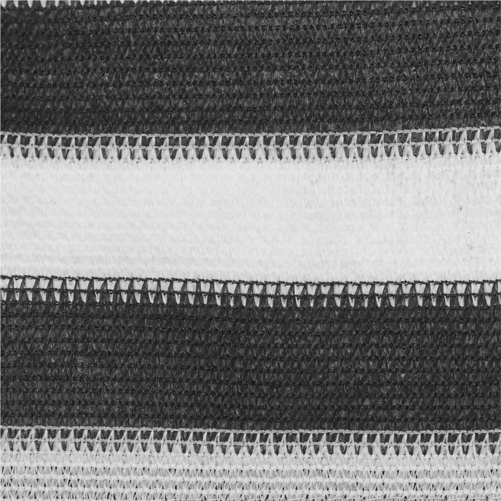 Tent Carpet 200x300 cm Anthracite and White