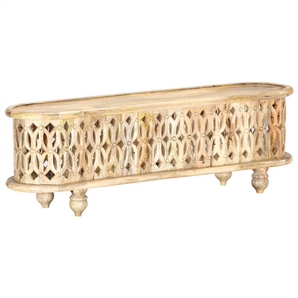 TV Cabinet 120x30x40 cm Solid Mango Wood