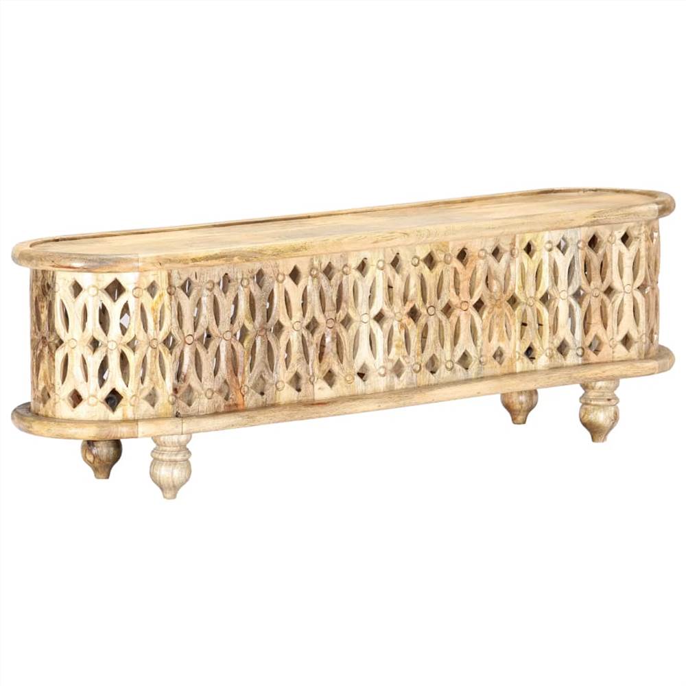 TV Cabinet 120x30x40 cm Solid Mango Wood