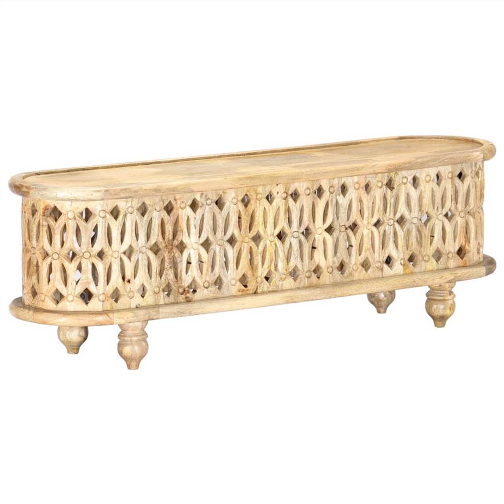 TV Cabinet 120x30x40 cm Solid Mango Wood
