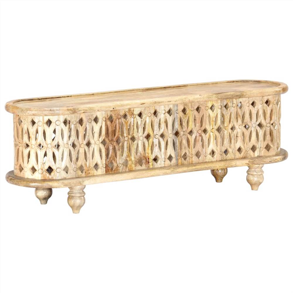 TV Cabinet 120x30x40 cm Solid Mango Wood