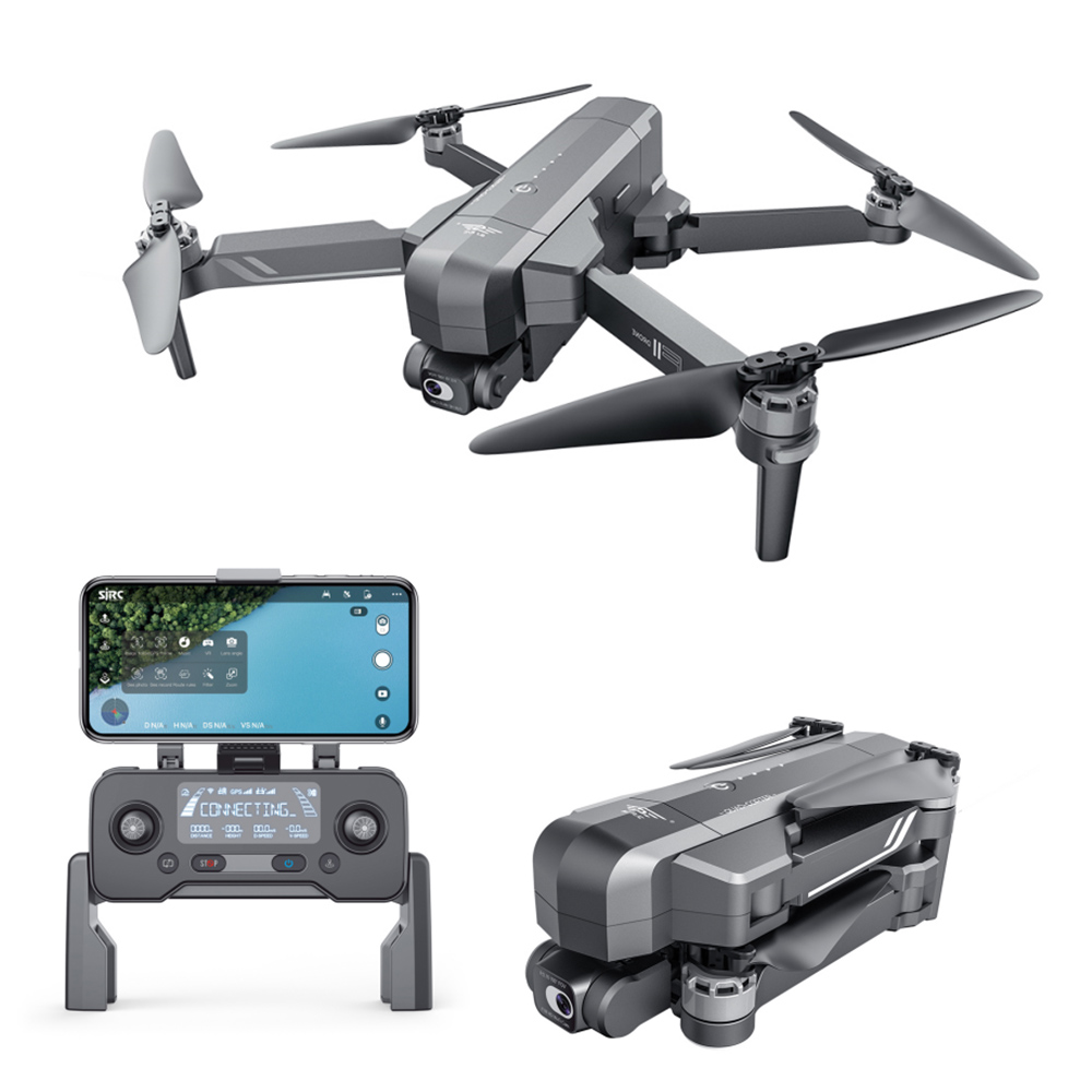 

SJRC F11S 4K Pro GPS 5G WIFI 3KM FPV Brushless RC Drone with 2-Axis Electronic Stabilization Gimbal - One Battery with Bag