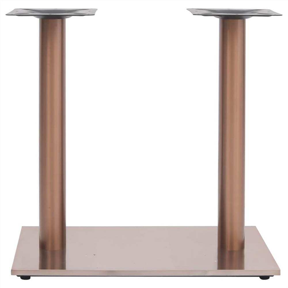 Bistro Table Leg Brass 70x40x72 cm Stainless Steel