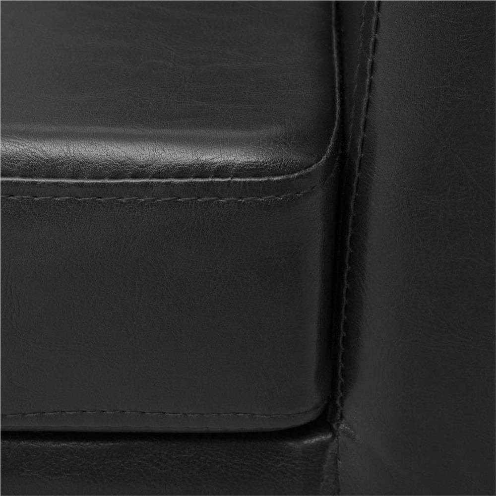 244109 Armchair Artificial Leather Black