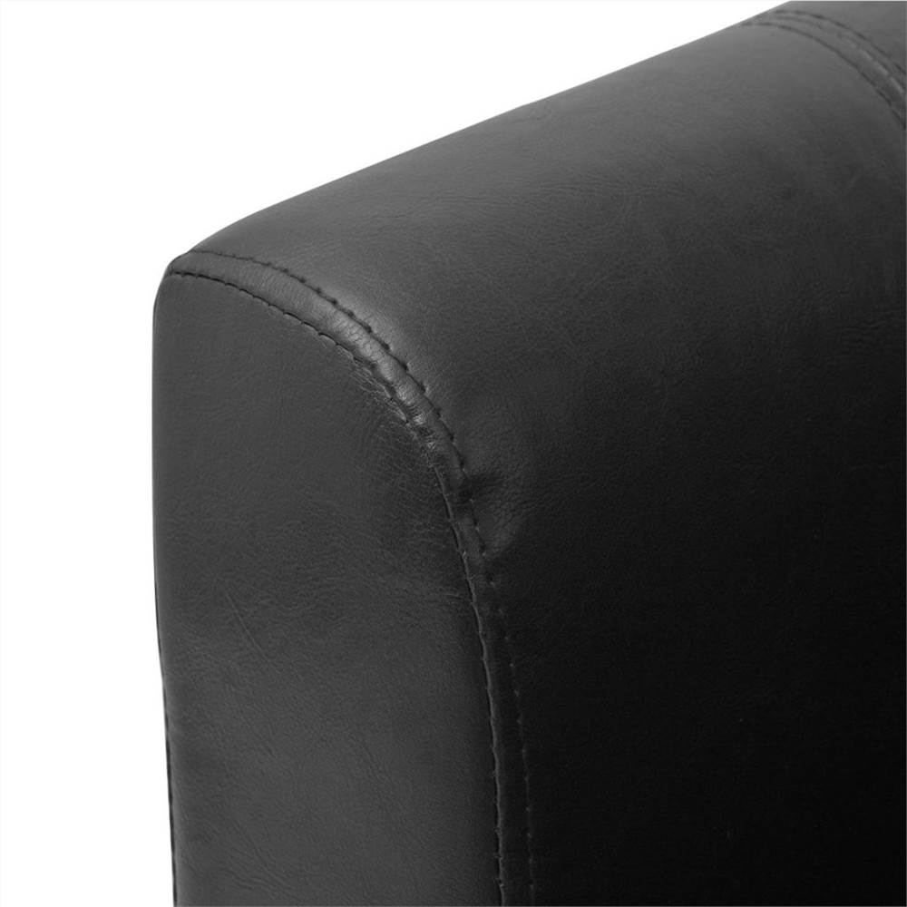 244109 Armchair Artificial Leather Black
