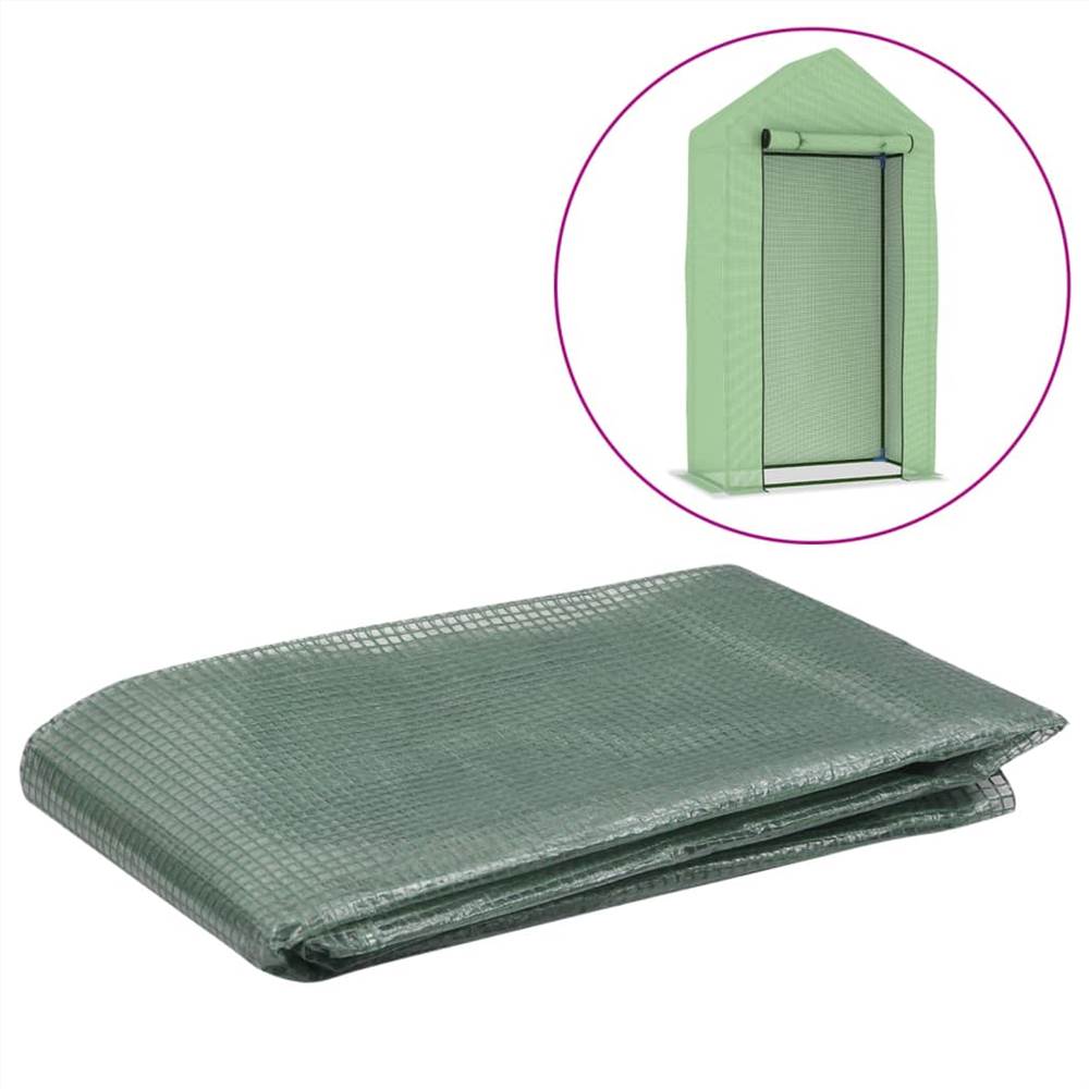 

Greenhouse Replacement Cover (0.5 m²) 50x100x190 cm Green