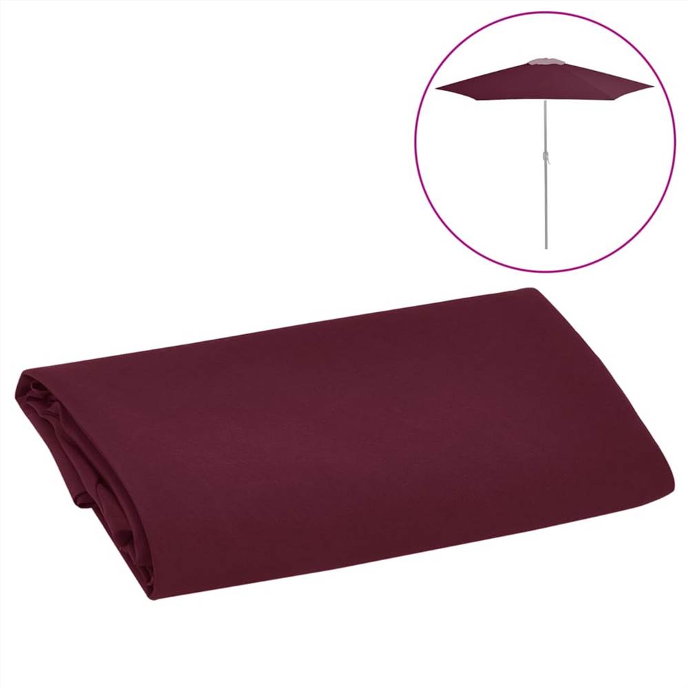 

Replacement Fabric for Outdoor Parasol Bordeaux Red 300 cm