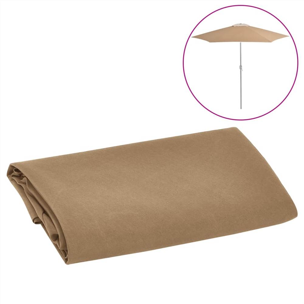 

Replacement Fabric for Outdoor Parasol Taupe 300 cm