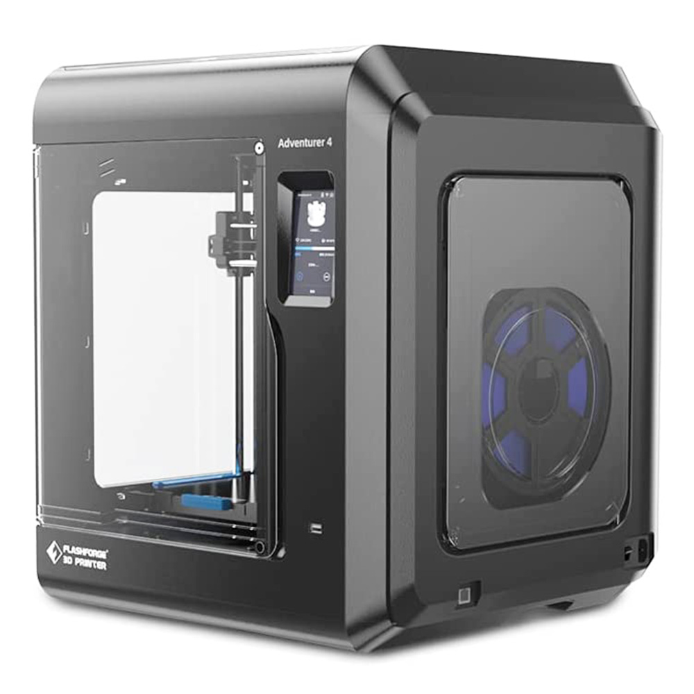 

Flashforge Adventurer 4 3D Printer, Auto Levevling, Built-in Camera, Removable Nozzle, WiFi, Suppots ABS PLA PC PETG PLA-CF PETG-CF, 220*200*250mm