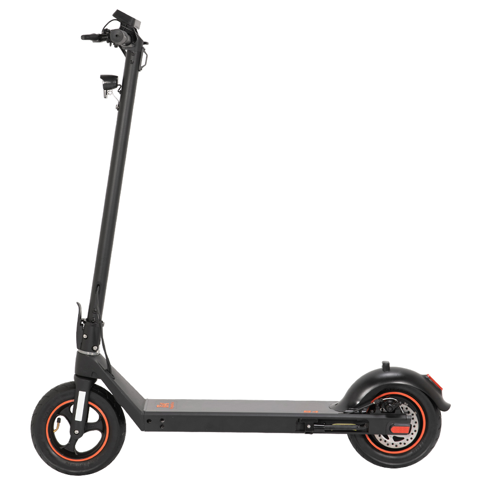 

[Ship to UK] KugooKirin S4 10 inch Pneumatic Tire Folding Electric Scooter Big Touch Dashboard 10Ah Battery 350W Motor 3 Speed Modes Max 35km/h 40KM Max Range EABS+Rear Disc Brake Easily Folded - Black