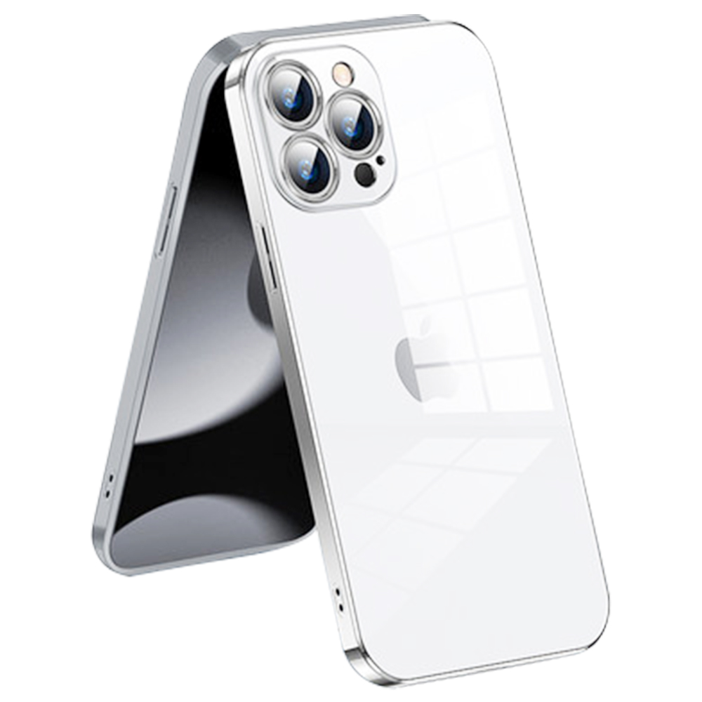 

Ultra-thin Silicone Protective Shell for iPhone 13 Pro - Silver