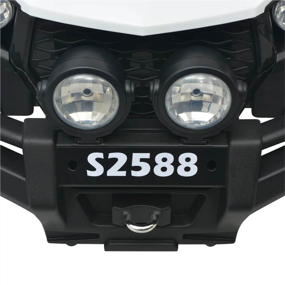 80188 Electric Ride-On Car 2 Persons XXL White and Black