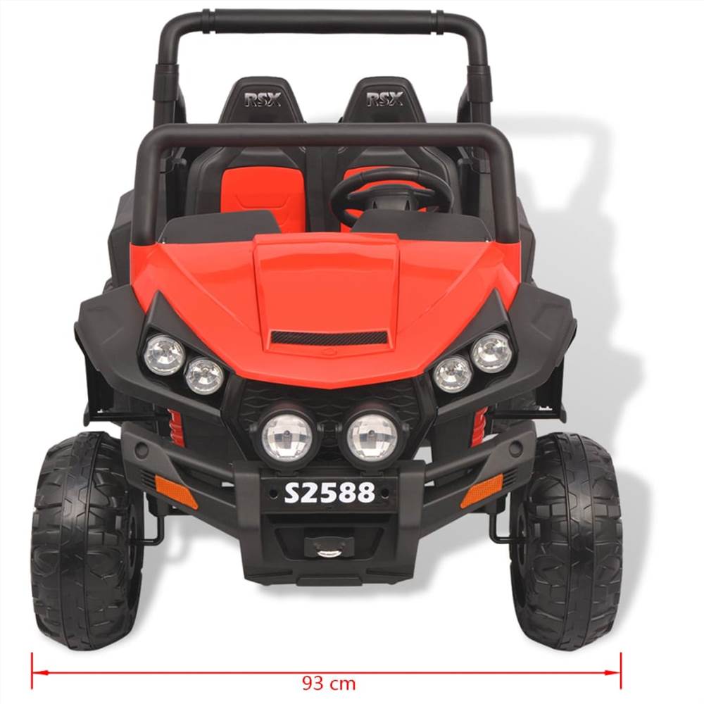 80189 Electric Ride-On Car 2 Persons XXL Red and Black