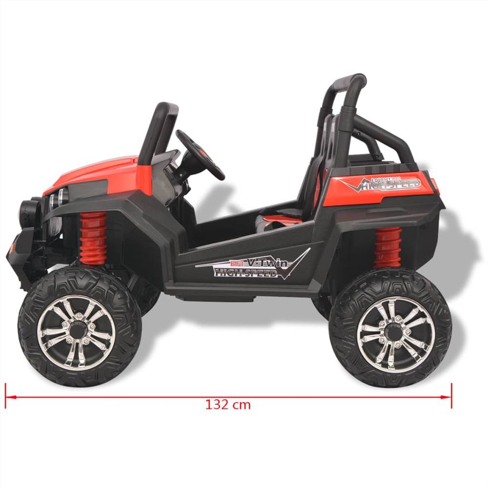 80189 Electric Ride-On Car 2 Persons XXL Red and Black