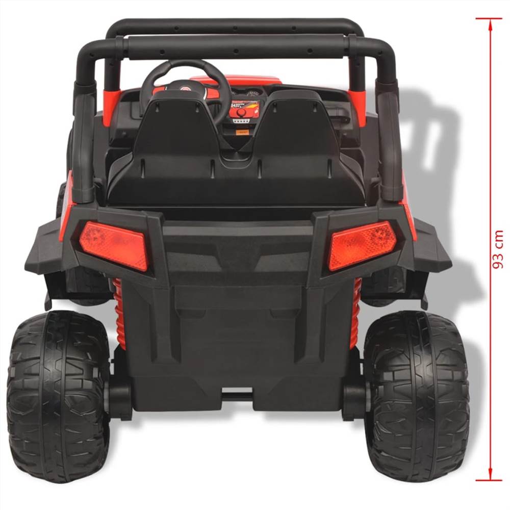 80189 Electric Ride-On Car 2 Persons XXL Red and Black