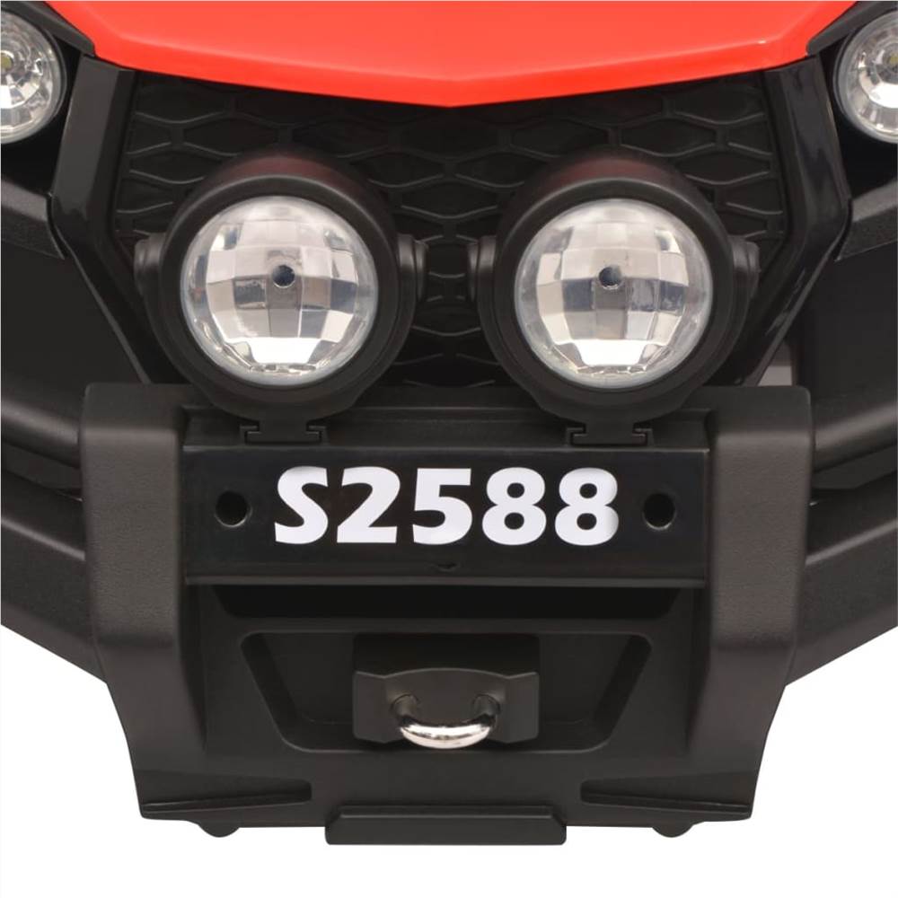 80189 Electric Ride-On Car 2 Persons XXL Red and Black