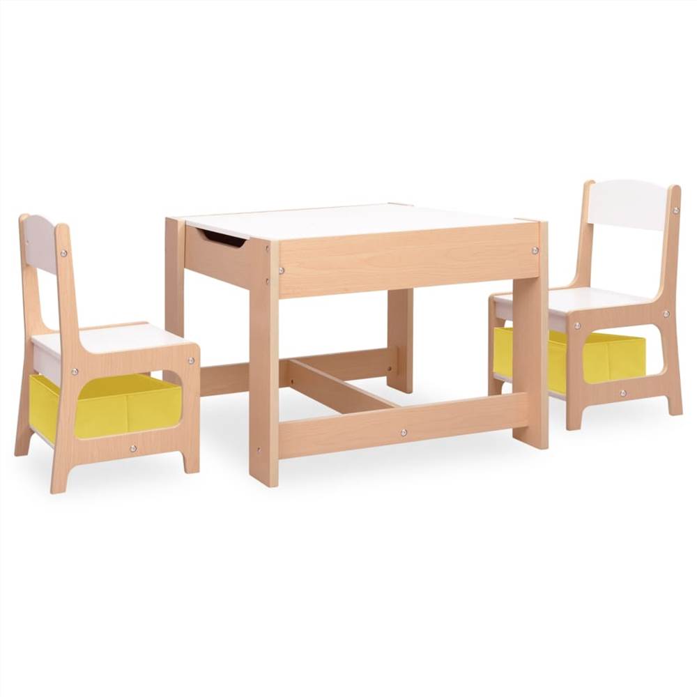 Childrens Table with 2 Chairs MDF