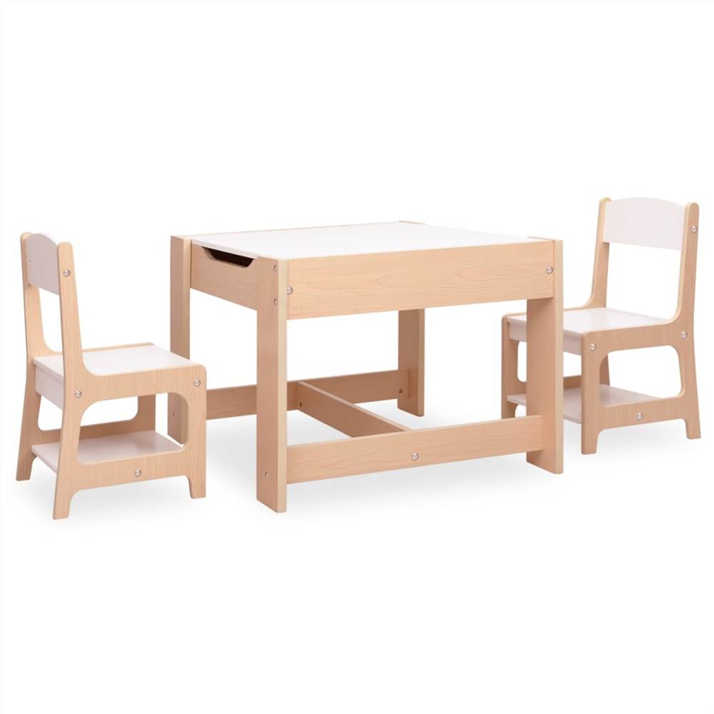 Childrens Table with 2 Chairs MDF