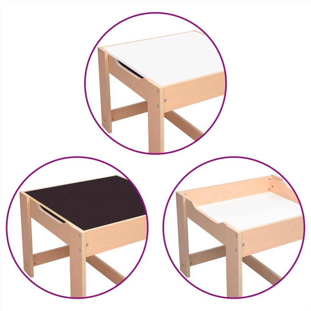 Childrens Table with 2 Chairs MDF