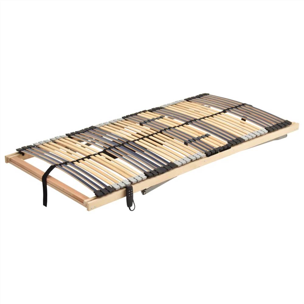 Electrical Slatted Bed Base with 42 Slats 7 Zones 100x200 cm