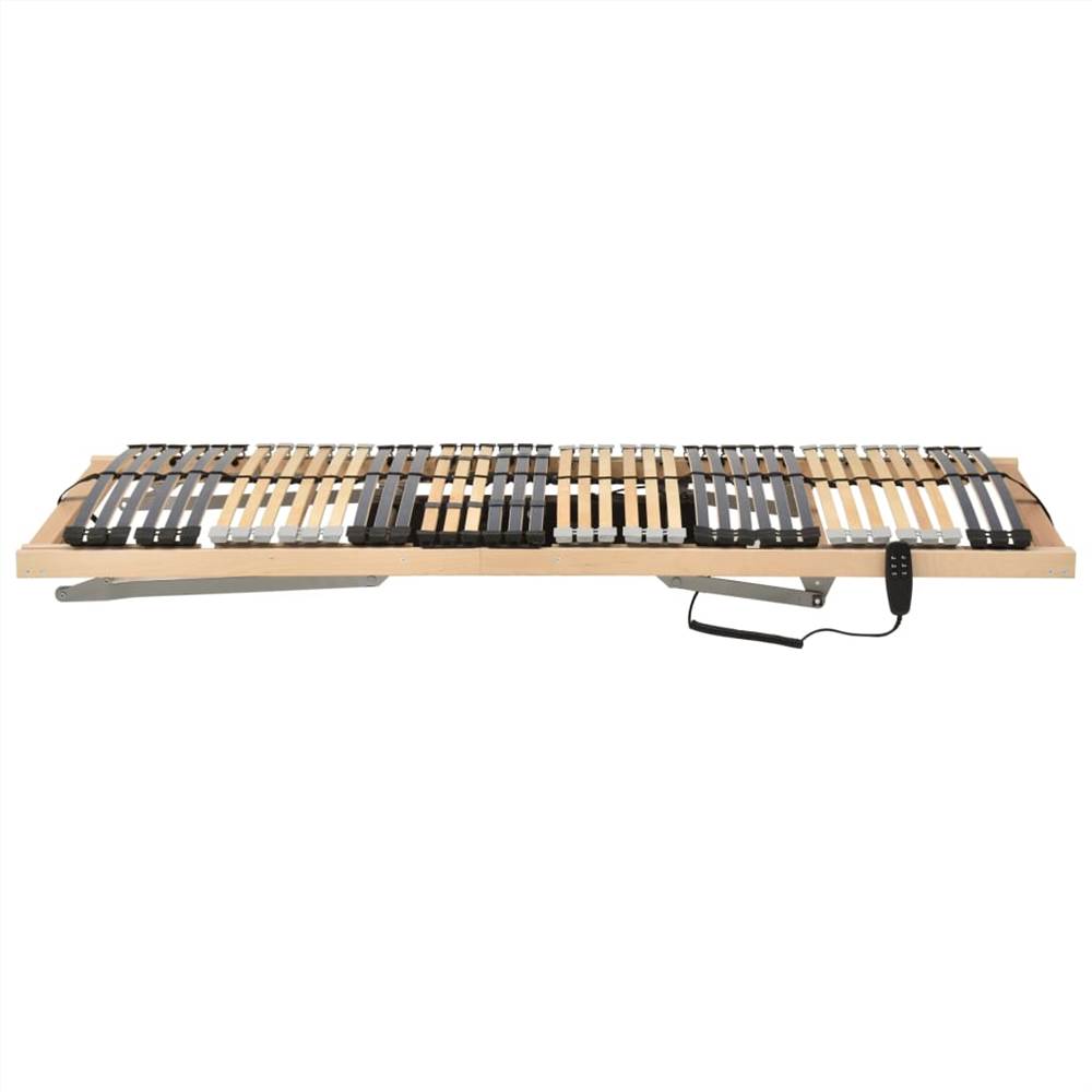 Electrical Slatted Bed Base with 42 Slats 7 Zones 100x200 cm