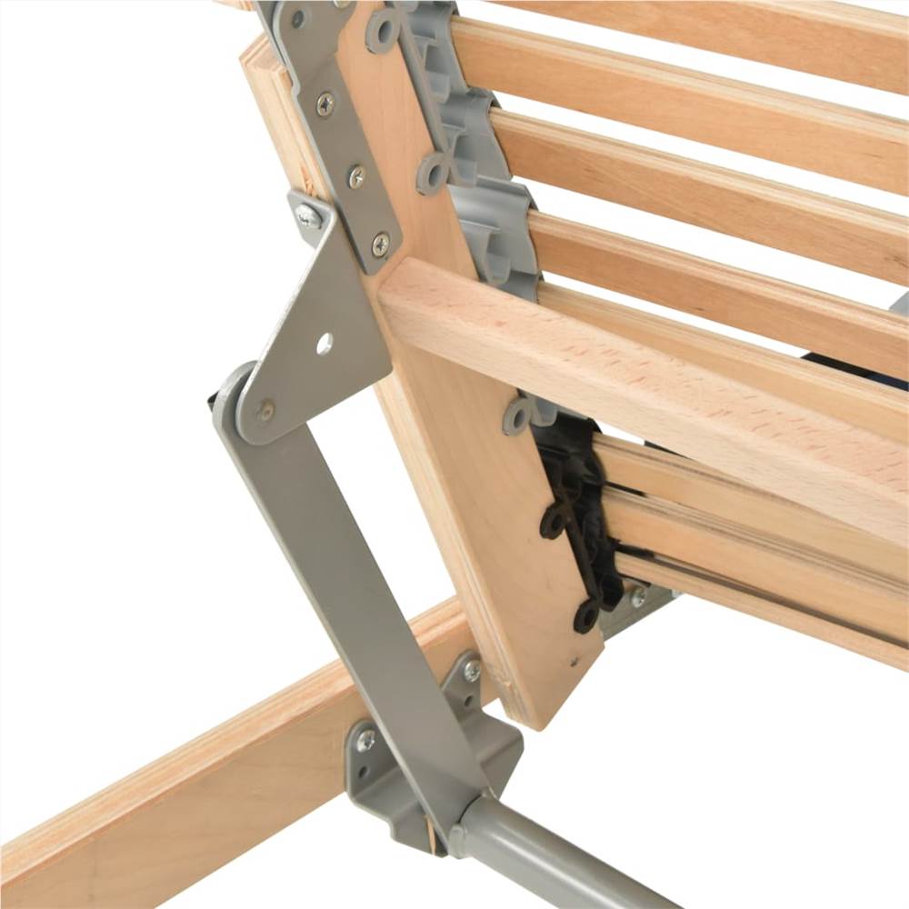 Electrical Slatted Bed Base with 42 Slats 7 Zones 100x200 cm