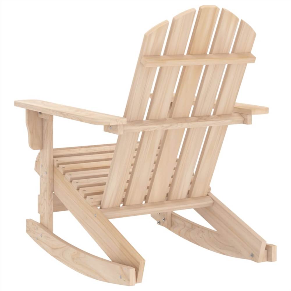 Garden Adirondack Rocking Chair Solid Fir Wood