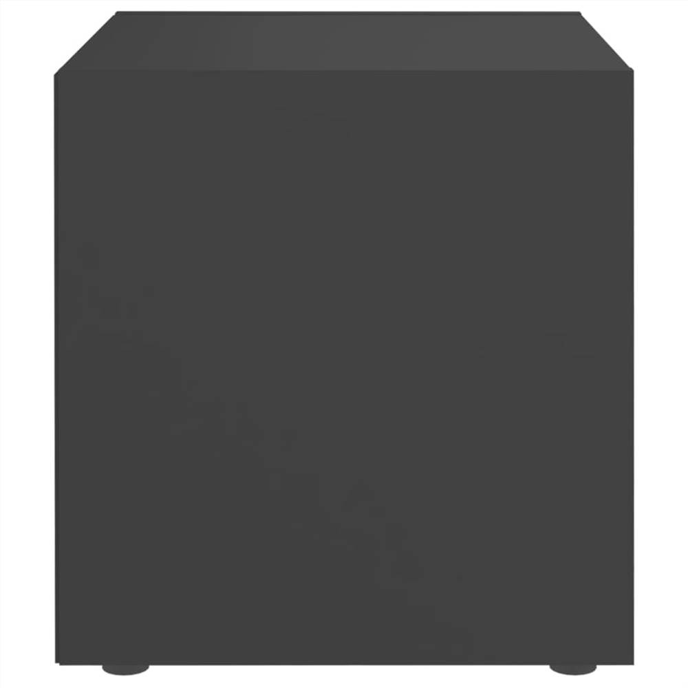 TV Cabinets 4 pcs Grey 37x35x37 cm Chipboard