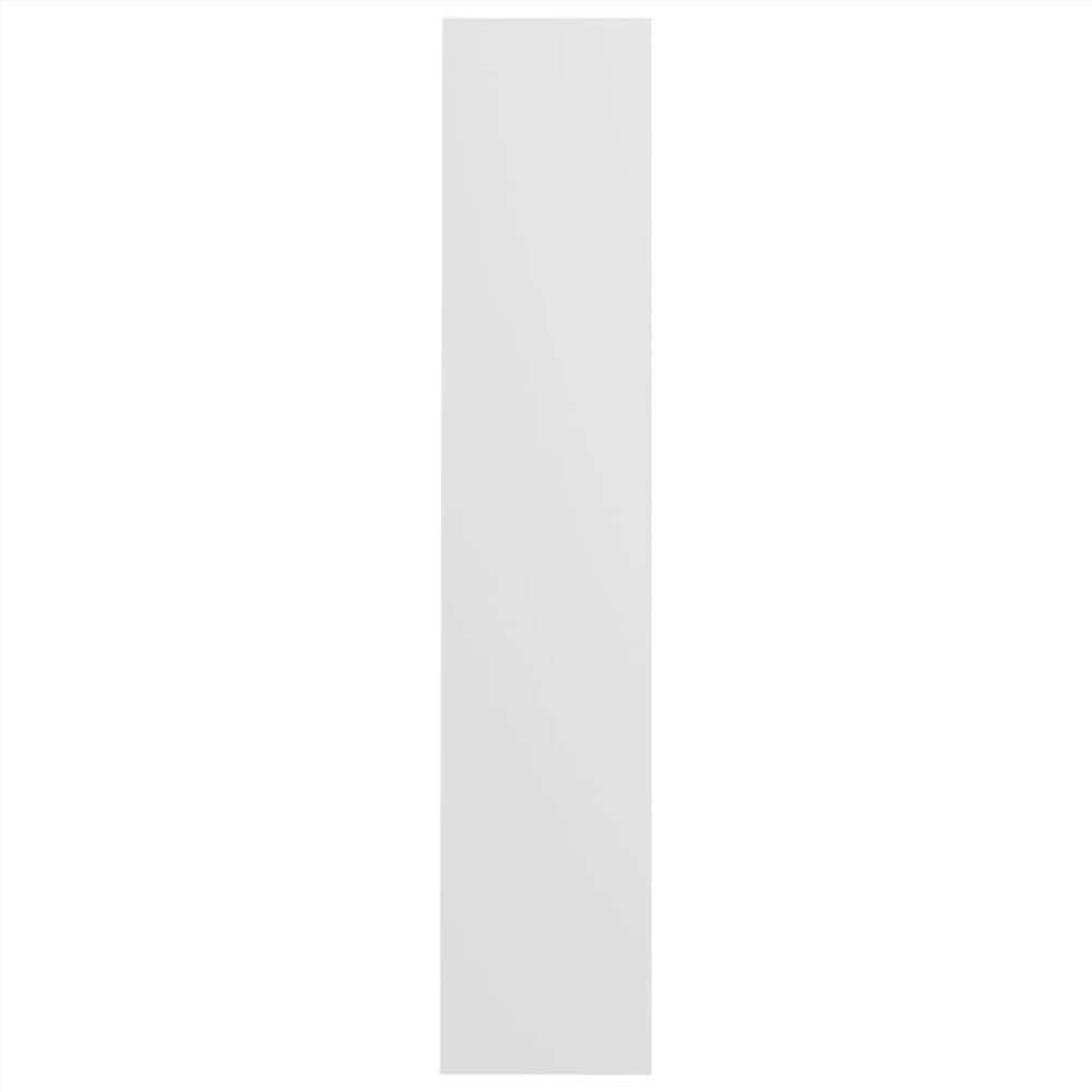 Wall Shoe Cabinet White 80x18x90 cm Chipboard