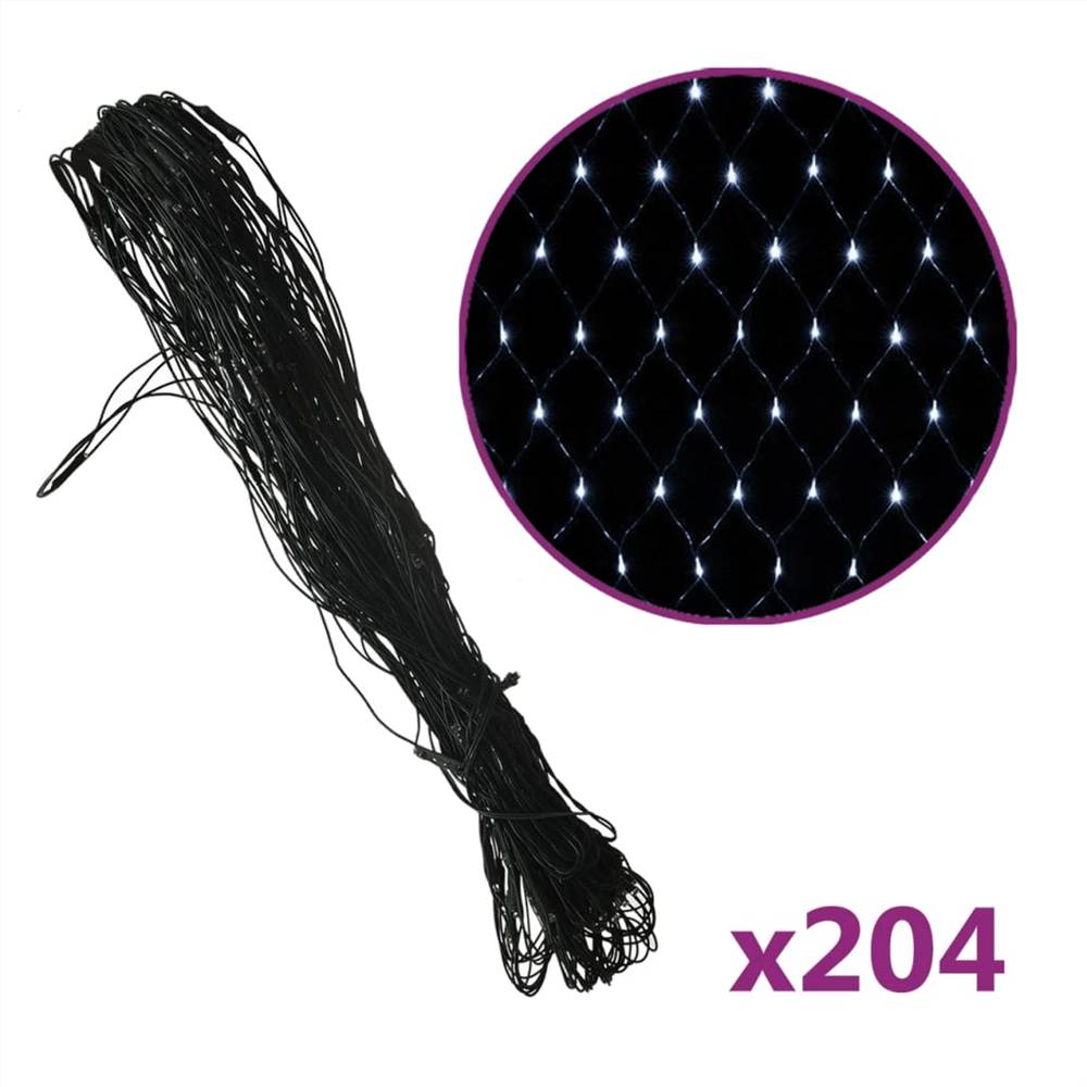 Christmas Net Light Cold White 3x2 m 204 LED Indoor Outdoor