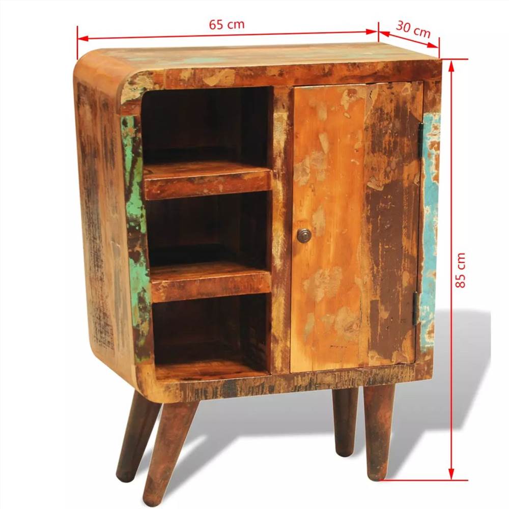 Reclaimed Cabinet Solid Wood with 1 Door Vintage