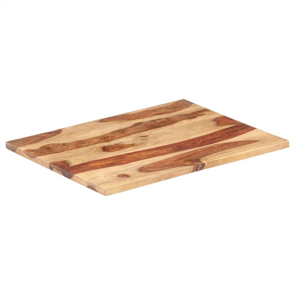 Table Top Solid Sheesham Wood 25-27 mm 60x70 cm