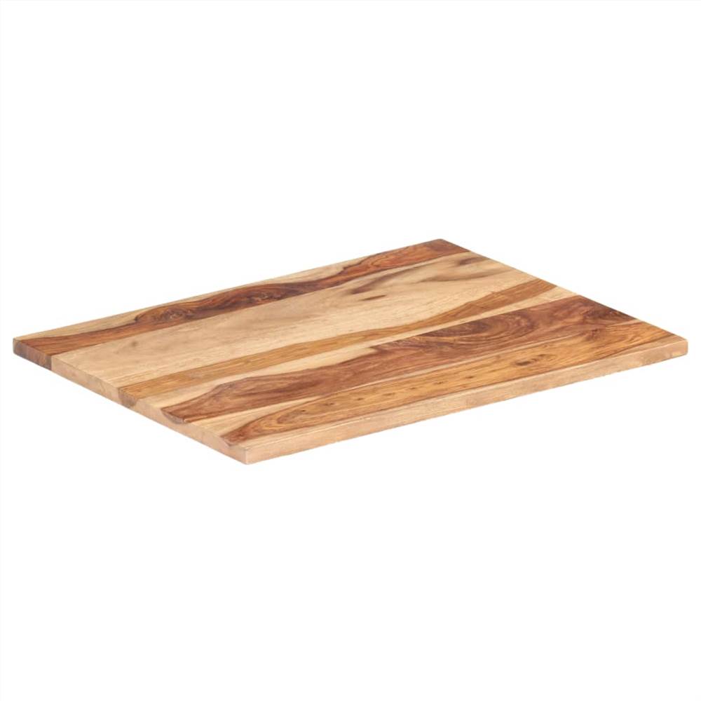 Table Top Solid Sheesham Wood 25-27 mm 60x70 cm