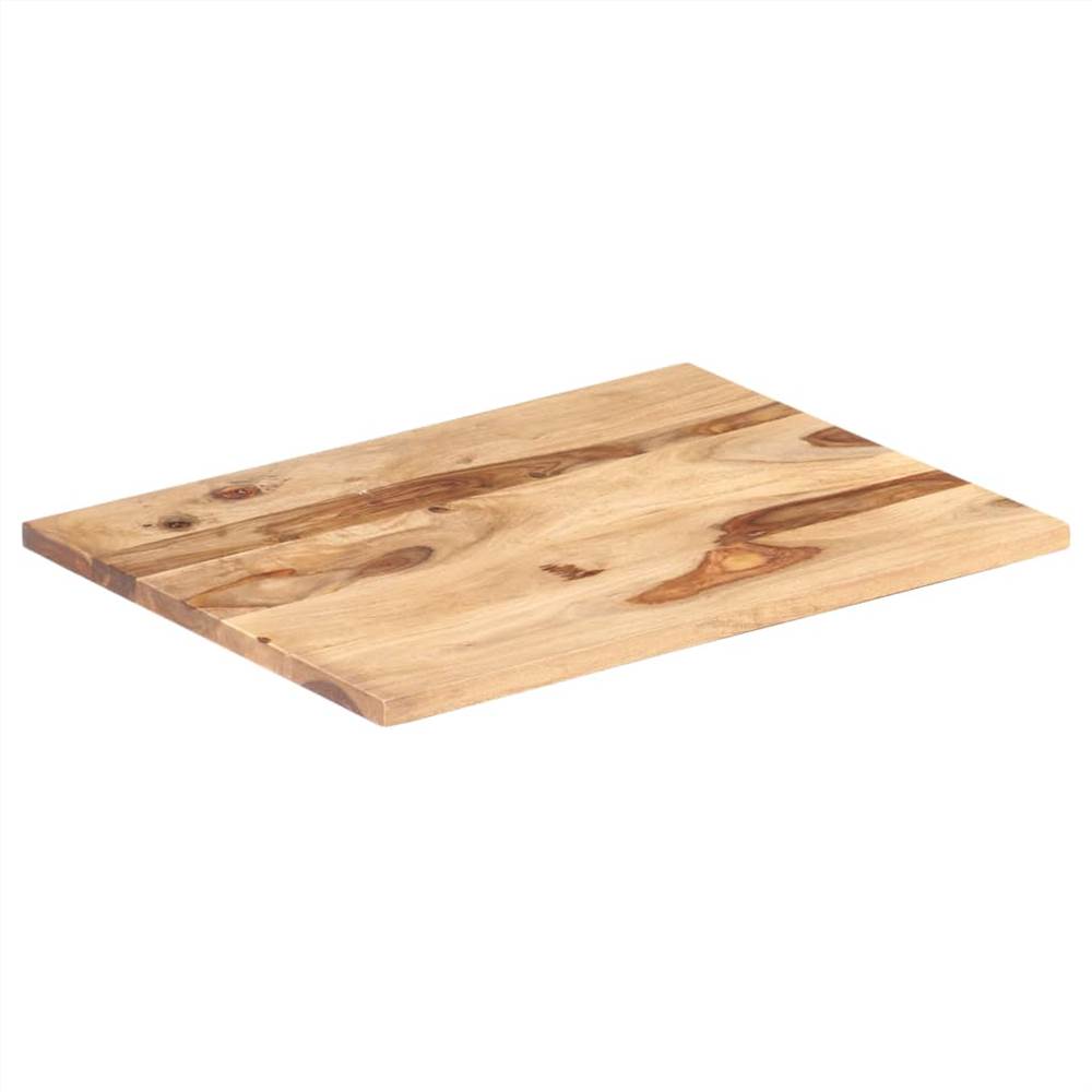 Table Top Solid Sheesham Wood 25-27 mm 60x70 cm