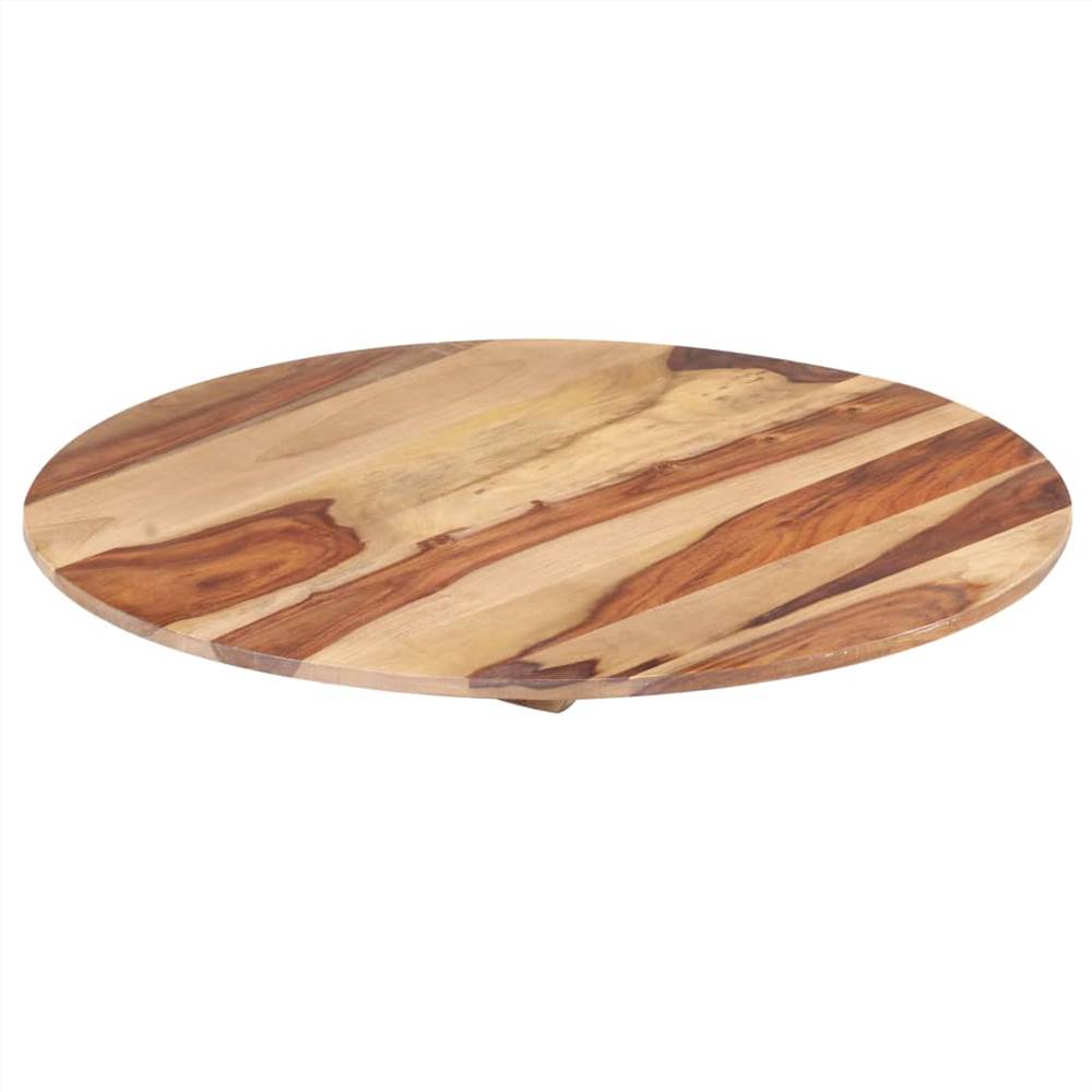 Table Top Solid Sheesham Wood Round 15-16 mm 80 cm