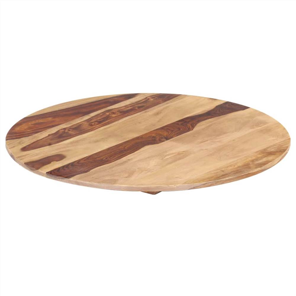 Table Top Solid Sheesham Wood Round 15-16 mm 80 cm