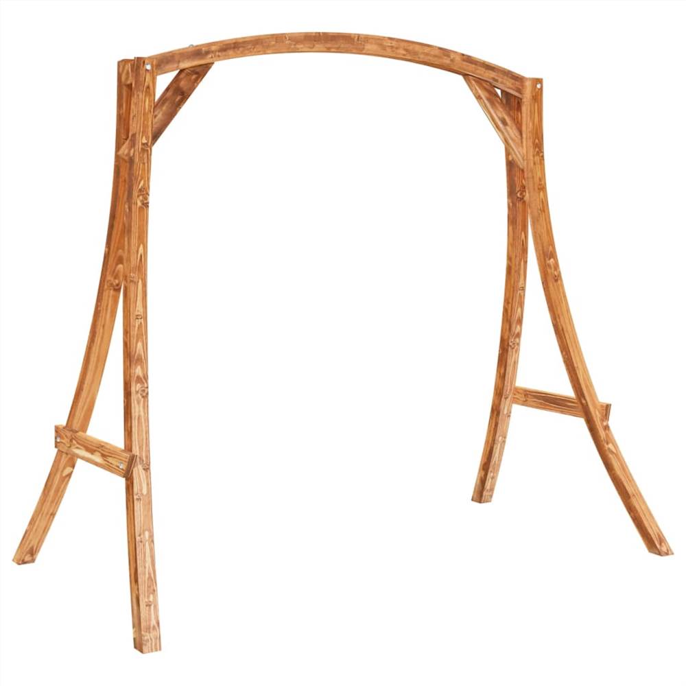 Swing Frame Solid Spruce Wood with Teak Finish
