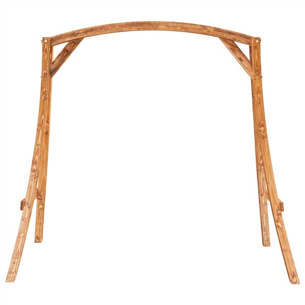 Swing Frame Solid Spruce Wood with Teak Finish