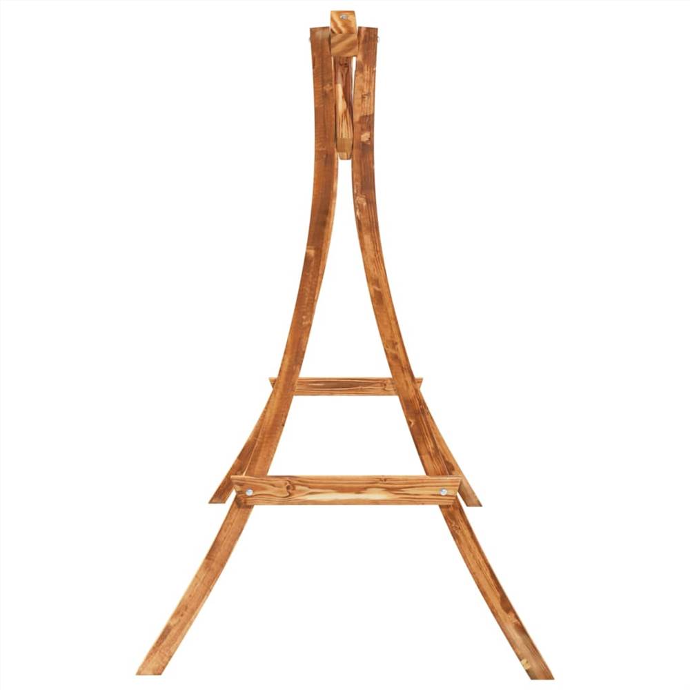 Swing Frame Solid Spruce Wood with Teak Finish