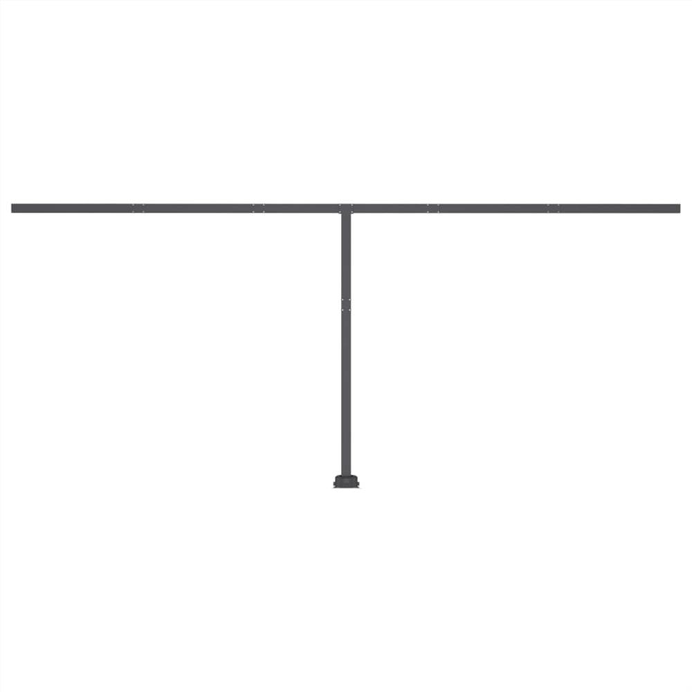 Freestanding Manual Retractable Awning 600x300 cm Blue/White