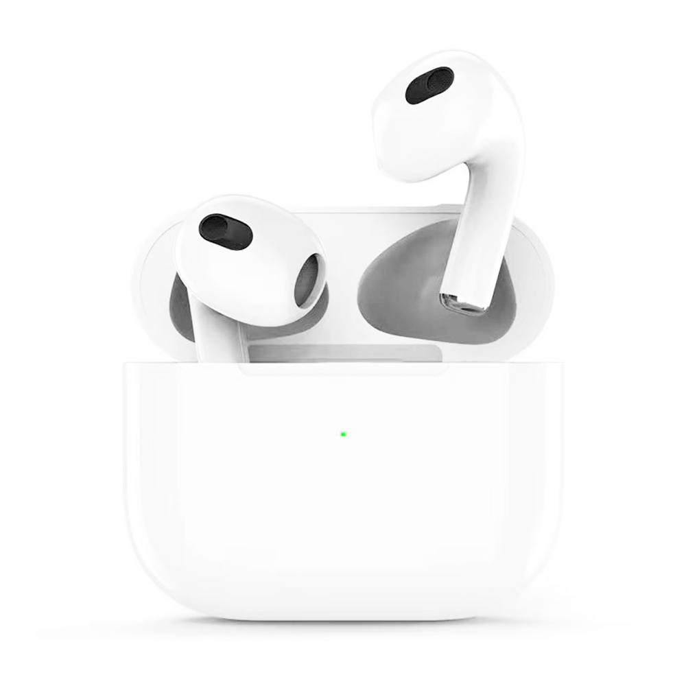 Air Plus 4 Bluetooth 5.2 TWS Earbuds Up to 30H Playtime Pop Up Pairing 220mAh Wireless Charging Dock Touch Control - White