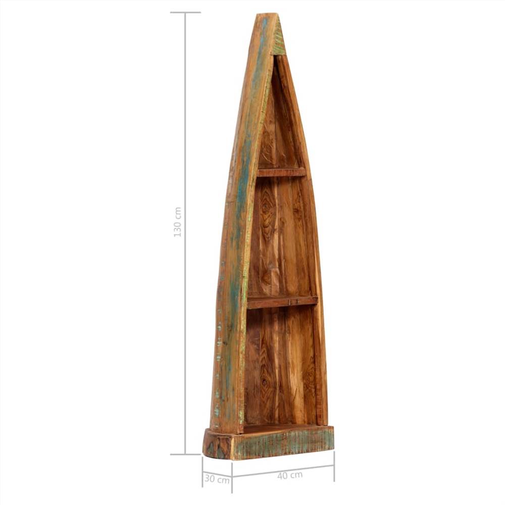 Wooden Boat Cabinet 40x30x130 cm Solid Reclaimed Wood